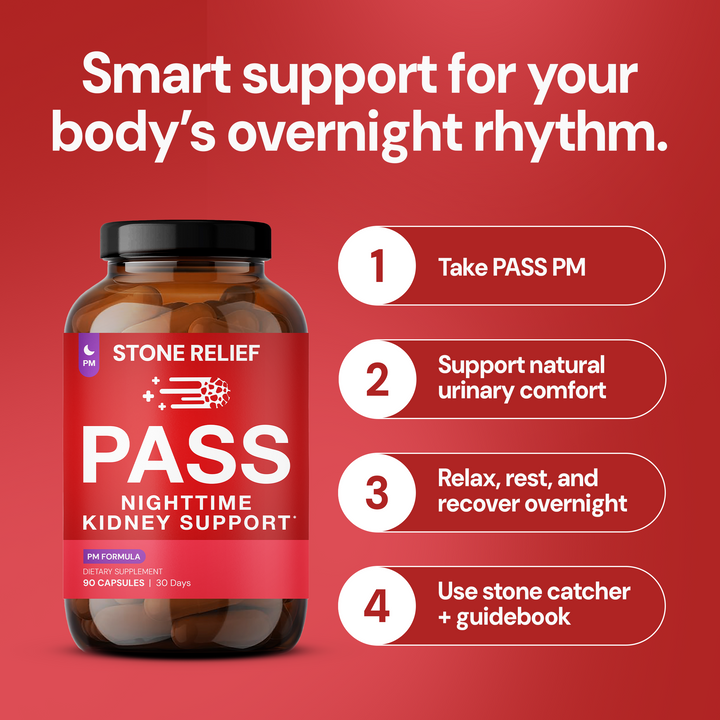 Pass PM - Nighttime Kidney Support - Stone Relief