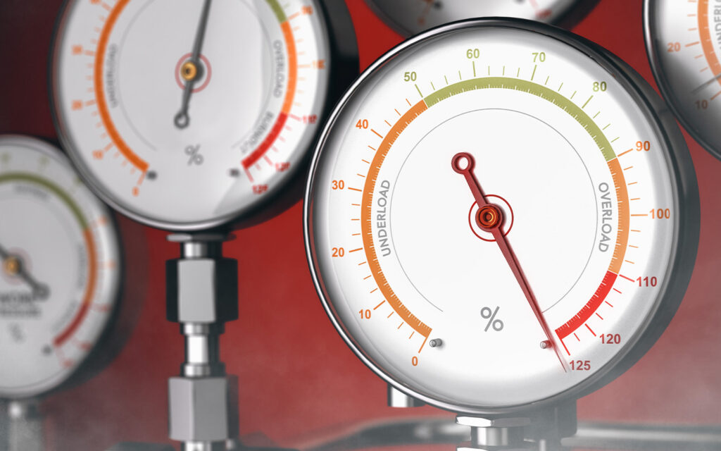 Image of pressure gauges