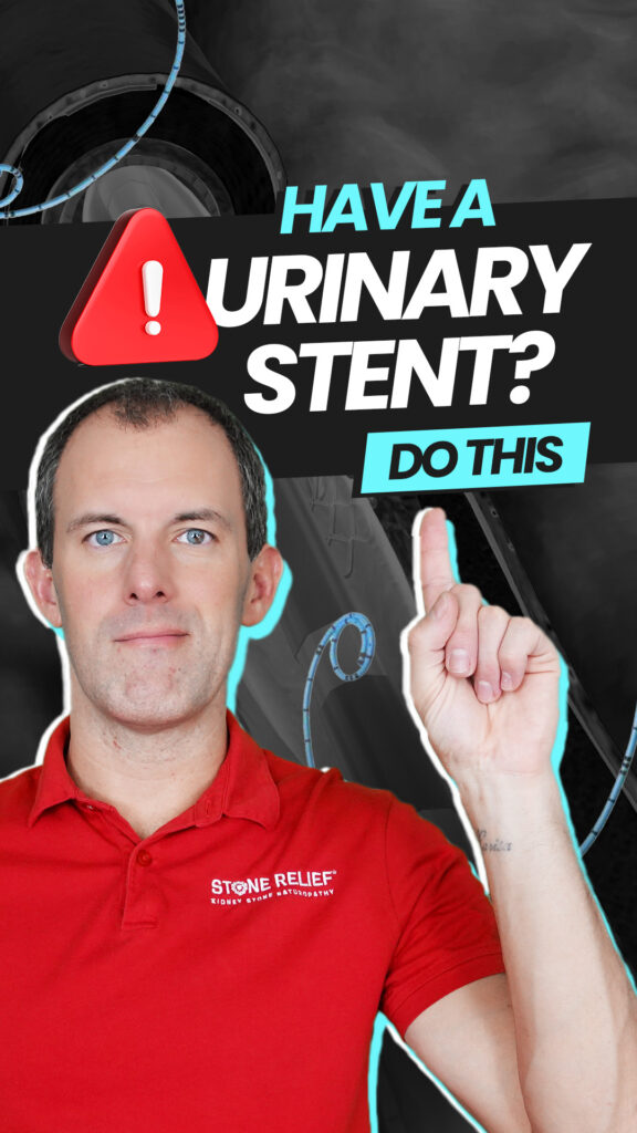 Minimize discomfort while having a urinary stent